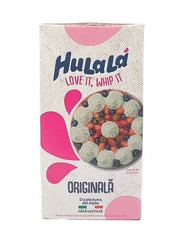 Hulala Decor & Creme - Gesüßte Zubereitung zum Aufschlagen, laktosefrei und auf Basis von Pflanzenfett 500 ml von INSTICK just add water