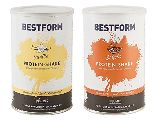 INSUMED BESTFORM Eiweißdrink Kombipaket, 1x Schoko, 1 x Vanille á 350 g, NEUES Design, bewährte Qualität! INSUMED BESTFORM Eiweißdrink Kombipaket, 1x Schoko, 1 x Vanille á 350 g, NEUES Design, bewährte Qualität! von INSUMED BESTFORM