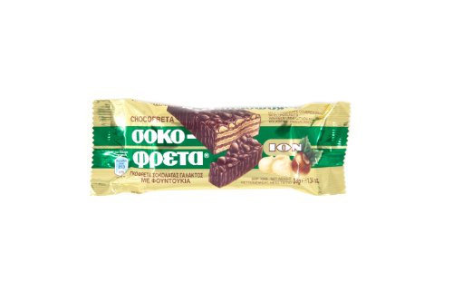 ION Greek Traditional Chocofreta with Hazelnuts - 20 Bars X 38g by N/A von Ion