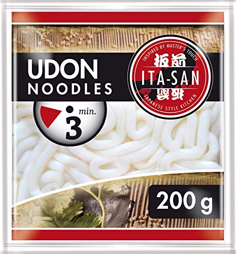 Ita-san Udon Nudeln, schnelle und einfache Zubereitung, halal, vegetarisch, vegan, 1 x 200 g von ITA-SAN