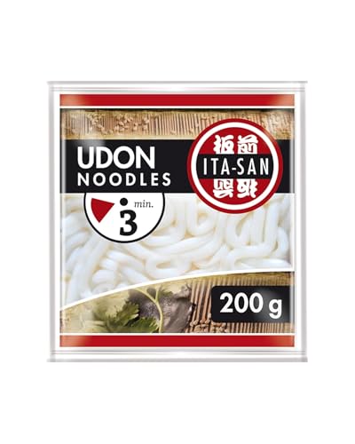 Ita-san Udon Nudeln, Gewürzen, schnelle und einfache Zubereitung, halal, vegetarisch, vegan, 1 x 200 g von ITA-SAN