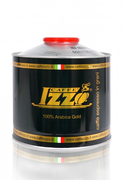 AKTION - IZZO Espresso Arabica (Gold) - 1kg Bohnen - Mühlenaufsatz von IZZO