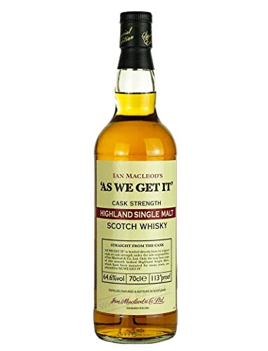 Ian Macleod AS WE GET IT Special Edition Cask Strength 64% Volume 0,7l Whisky von Ian Macleod