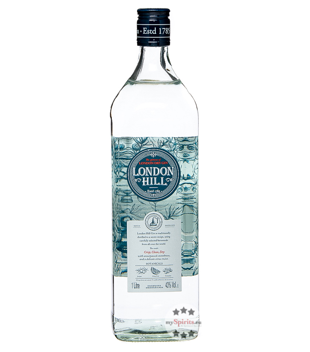 London Hill Dry Gin (43 % vol., 1,0 Liter) von Ian Macleod Distillers