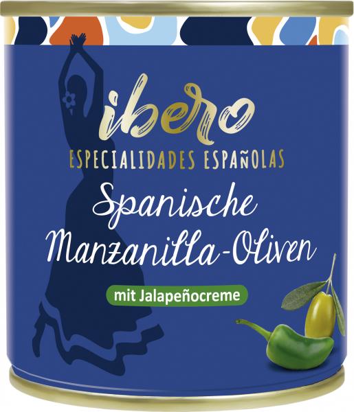 Ibero Spanische Manzanilla Olive mit Jalapeñocreme von Ibero