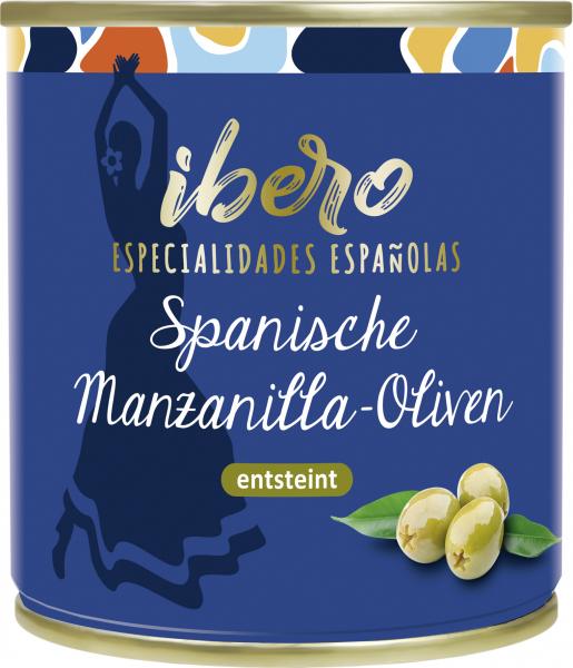 Ibero Spanische Manzanilla Oliven entsteint von Ibero
