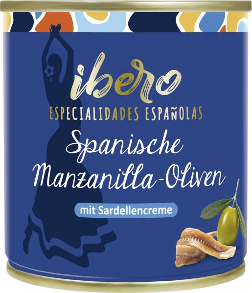 Ibero Spanische Manzanilla-Oliven mit Sardellencreme von Ibero