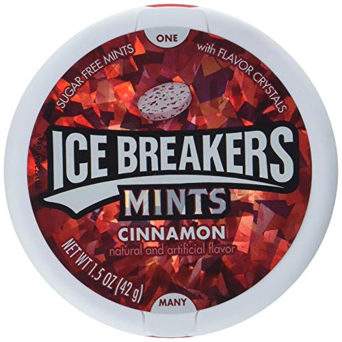 Ice Breakers - Zimt Mints 42 g, 4er Box (4 x 42 g) von The Great Canadian Tea