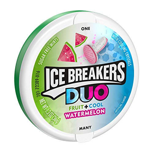 ICE Breakers Duo zuckerfreie Minzen, Wassermelone, 37 ml von Ice Breakers