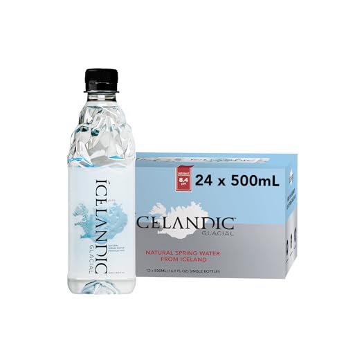 Icelandic Glacial Water-still, Pet-Flaschen, Gletscher Wasser aus Island, 24er Pack, EINWEG (24 x 500 ml) von Icelandic Glacial
