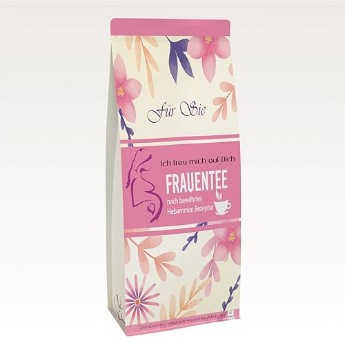 Frauentee nach Stadelmann 250g | mit Mönchspfeffer | Nach bewährter Rezeptur | Deutsche Qualitätsproduktion ohne Zusatzstoffe von Ich-freu-mich-auf-Dich