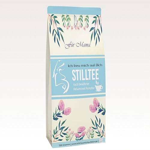 Milchbildungs- und Stilltee nach Stadelmann 250g - Mama Tee naturbelassen - Kräutermischung fürs Stillen - Unterstützung der Milchbildung (Milchbildungstee) von Ich-freu-mich-auf-Dich