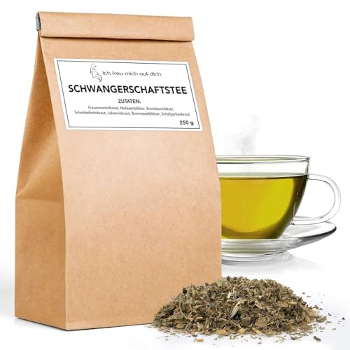 Schwangerschaftstee nach Stadelmann 250g | Tee für Schwangere nach bewährter Rezeptur | Natürliche Unterstützung für werdende Mütter | Qualitätsprodukt ohne Zusatzstoffe Schwangerschaftstee nach Stadelmann 250g | Tee für Schwangere nach bewährter Rezeptur | Natürliche Unterstützung für werdende Mütter | Qualitätsprodukt ohne Zusatzstoffe von Ich-freu-mich-auf-Dich