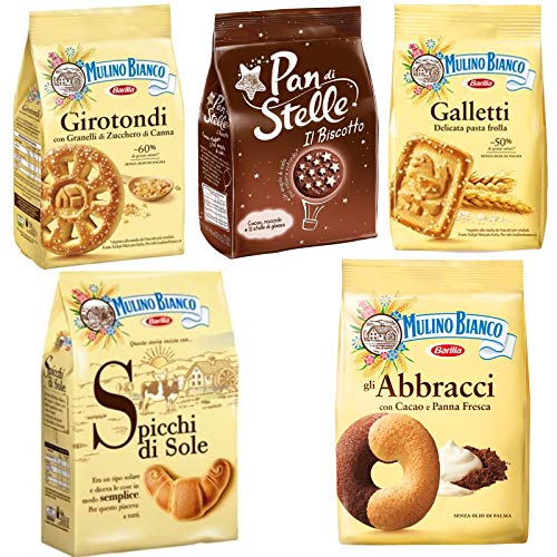 Italian Biscuits PAN DI Stelle + ABBRACCI + SPICCHI DI Sole + GIROTONDI + Galletti Italian Biscuits PAN DI Stelle + ABBRACCI + SPICCHI DI Sole + GIROTONDI + Galletti von toauo