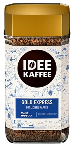 Instantkaffee GOLD EXPRESS von IDEE Kaffee, 2x100g Glas von ALBERTO