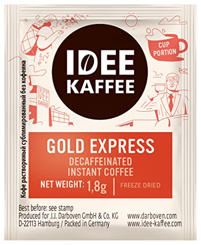 Instantkaffee GOLD EXPRESS Entkoffeiniert von Idee Kaffee, 500x1,8g von Idee Kaffee