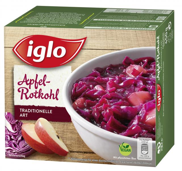 Iglo Apfel-Rotkohl traditionelle Art von Iglo