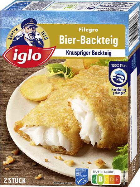 Iglo Filegro knuspriger Bier-Backteig von Iglo