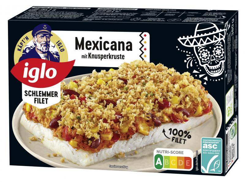 Iglo Schlemmerfilet Mexicana mit Knusperkruste von Iglo