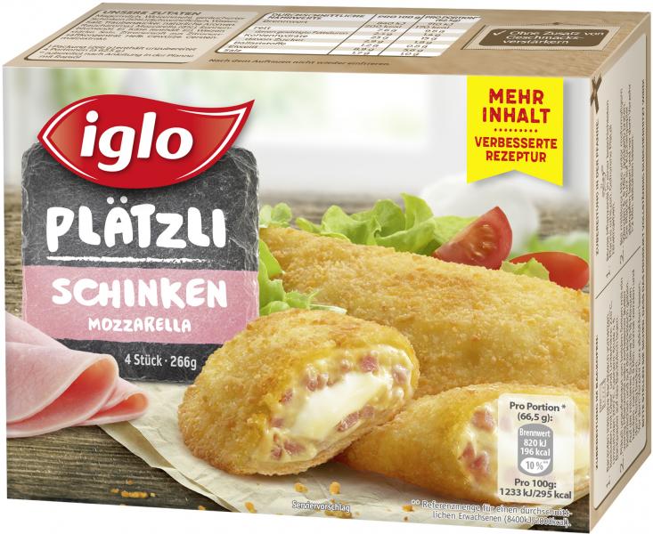 Iglo Plätzli Käse-Schinken von Iglo