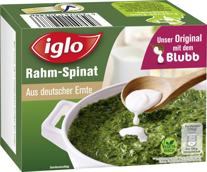 Iglo Rahm-Spinat von Iglo