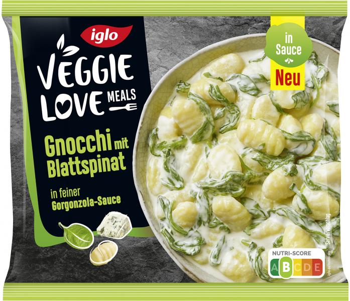 Iglo Veggie Love Meals Gnocchi mit Blattspinat von Iglo
