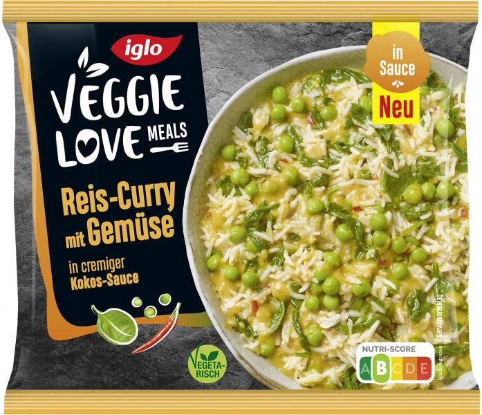 Iglo Veggie Love Meals Reis-Curry mit Gemüse von Iglo