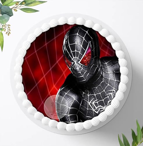 Spiderman, Essbares Foto für Torten, Tortenbild, Tortenaufleger Ø 20cm - Super Qualität, 0120w von Ihr Onlineshop Digital-on 24