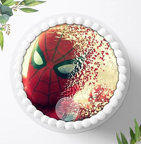 Spiderman, Essbares Foto für Torten, Tortenbild, Tortenaufleger Ø 20cm - Super Qualität, 0135w von Ihr Onlineshop Digital-on 24
