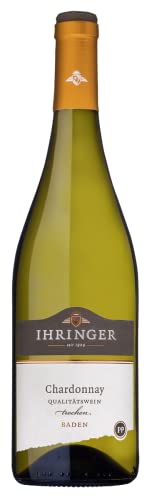 Ihringer Chardonnay Qualitätswein trocken Premium 0,75 L, Artikel-Nr. 29126, 1 Karton mit 6 Flaschen von Ihringer