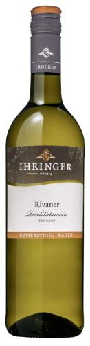 Ihringer Rivaner Qualitätswein trocken 0,75 L, Artikel-Nr. 34126, 1 Karton mit 6 Flaschen von Ihringer