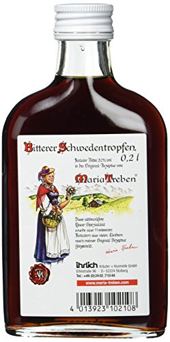 Bitterer Schwedentropfen Maria Treben, 200 ml Lösung von Ihrlich Kraeuter + Kosmetik GmbH