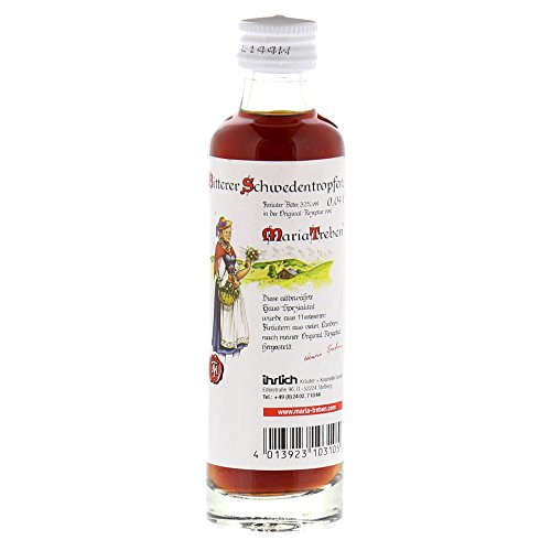 Maria Treben Bitterer Schwedentropfen 32% Vol. Maria Treben Bitterer Schwedentropfen 32% Vol. von Ihrlich Kräuter + Kosmetik GmbH