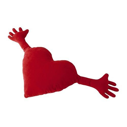 FAMNIG HJÄRTA Kissen, rot40x101 cm FAMNIG HJÄRTA Kissen, rot40x101 cm von Ikea