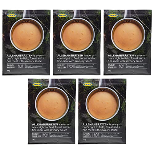IKEA ALLEMANSRATTEN Sahnesaucen-Mix-Pakete für Fleischbällchen, 28 g, 5er-Set von Ikea