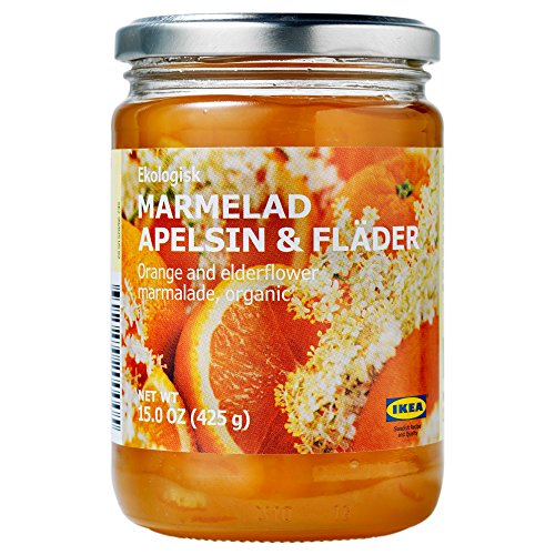 Ikea Marmelad Apelsin & Flacker, Orange & Holunderblüte, Bio, 425 g von Ikea