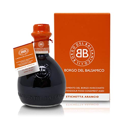 il Borgo del Balsamico Essig Balsamico von Modena Igp gealtert - Etikett Orange - 250 ml von Il Borgo del Balsamico