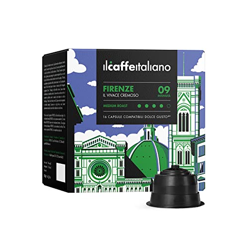 Nescafè Dolce Gusto, 96 Kaffeekapseln mit dem Nescafè-Dolce-Gusto-System kombpatible - Il Caffè Italiano - Mischung Firenze, Intensität 9 Nescafè Dolce Gusto, 96 Kaffeekapseln mit dem Nescafè-Dolce-Gusto-System kombpatible - Il Caffè Italiano - Mischung Firenze, Intensität 9 von FRHOME