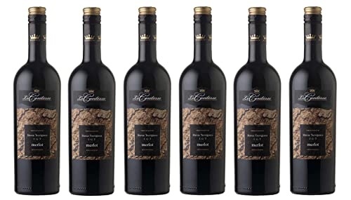 6x 1,0l - Le Contesse - Merlot - Marca Trevigiana I.G.P. - Italien - Rotwein trocken von Il Cigno