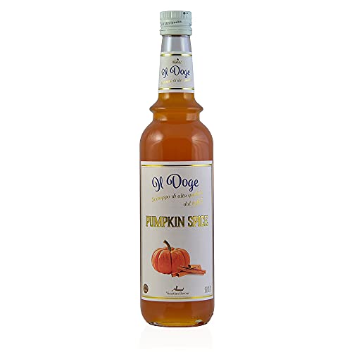 Il Doge Sirup Pumpkin Spice - würziger Kürbis / 0,7 ltr. Alkoholfrei / Glutenfrei / Halal von IL Doge