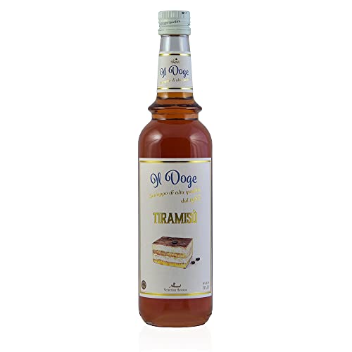 Il Doge Sirup Tiramisu / 0,7 ltr. Alkoholfrei/Glutenfrei/Halal von IL Doge