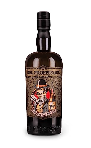 Del Professore | Monseur | Jerry Thomas Speakeasy Gin | 700 ml | 43,7% Vol. | Würziger Gin | Mit 7 Botanicals | Noten von Rosen & Lavendel von Del Professore