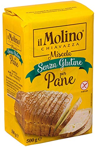 Molino Chiavazza - Italienisches Brot Backmischung Glutenfrei | 2er Pack (2 x 500g) von Il Molino Chiavazza