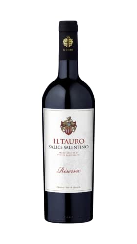 “Il Tauro” Salice Salentino Riserva, trockener Rotwein aus Apulien (1 x 0,75l) von Il Tauro