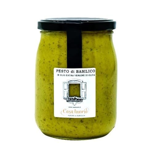 Basilikumpesto – Großes Format – 580 g von Il Tomolo