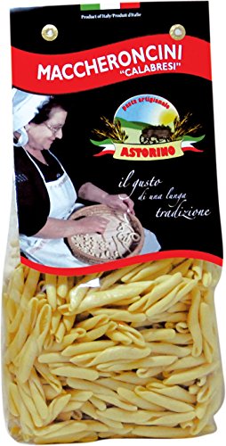 Calabresi Maccheroncini - Handwerkliche Pasta - Hohe Qualität - 500 Gramm - 11/12 Minuten Kochen - 100% italienischer Weizen von Il Tomolo