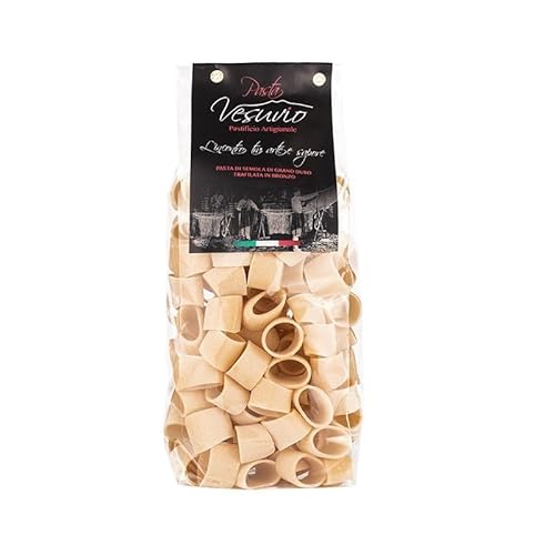 Handgemachte Pasta Vesuvio - Calamarata Handgemachte Pasta Vesuvio - Calamarata von Il Tomolo