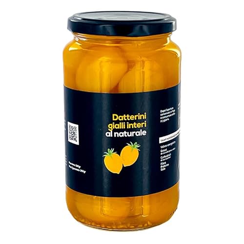 Kirschtomaten Datterini - Ganze gelbe - Natürliche - Handwerksprodukt - 580 Gramm von Il Tomolo