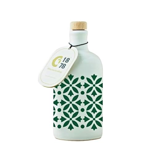 Natives Olivenöl extra in dekorierte Flasche - Mischung Coratina und Ogliarola barese - 0,50 l Natives Olivenöl extra in dekorierte Flasche - Mischung Coratina und Ogliarola barese - 0,50 l von Il Tomolo