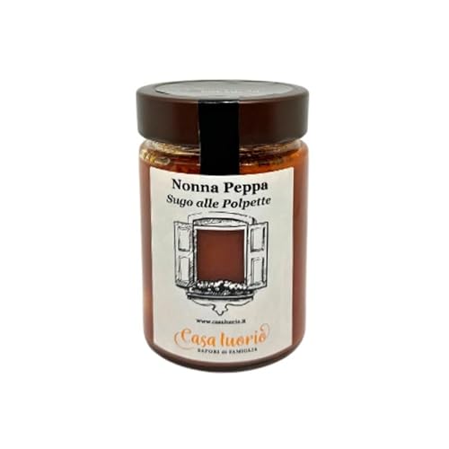 "Nonna Peppa" - Fertige Sauce mit Ricotta-Käse-Kugeln von Il Tomolo